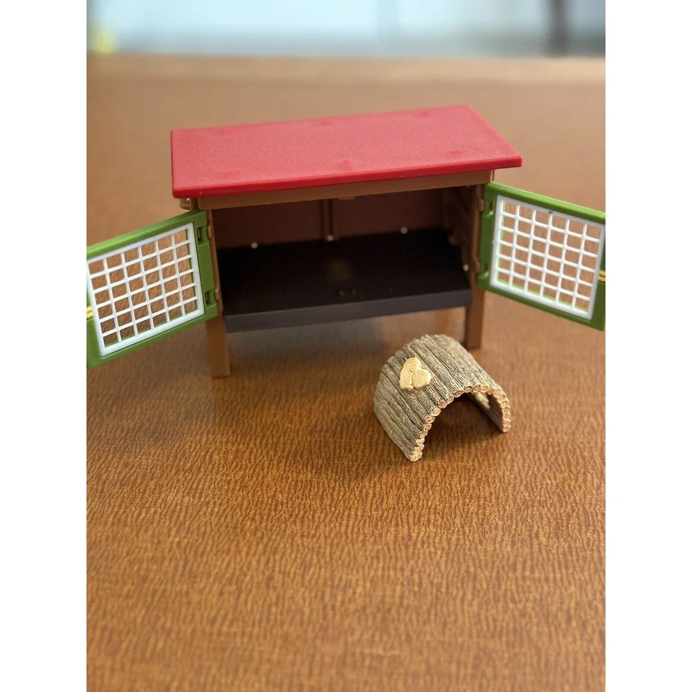 Schleich‎ 2006 Am Limes 69 Farm Toy Plastic Rabbit Hutch/ Chicken Coop D-73527